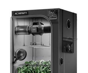 AC Infinity AI Grow System 3x3 3-Plant Kit 90x90x180cm, Self-Learning AI Controller Dynamic Airflow & LM301H EVO LED Lighting Control 2000D Mylar Tent, Lab-Tested Reflectivity Largest Zippered Window