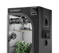 AC Infinity Advance Grow System Compact 2x2, 1-Plant Kit, WiFi-Integrated Grow Tent Kit, Automate Ventilation, Circulation, Schedule Full Spectrum LM301H LED Grow Light, 2000D Mylar Tent