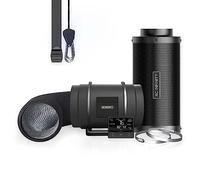 AC Infinity Air Filtration PRO Kit 200mm, Inline Fan, Temperature Humidity VPD Controller WiFi App Control, Carbon Filter Ducting Ventilation System for Grow Tents Hydroponics, Indoor Gardening 8-Inch