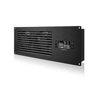AC Infinity AIRFRAME T7 Black, High-Airflow Cooling Fan System 400mm, Exhaust Airflow, for AV Equipment Rooms, Closets, and Enclosures, 16-Inch
