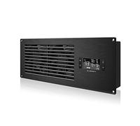 AC Infinity AIRFRAME T7-N Black, High-Airflow Cooling Fan System 16", Intake Airflow, for AV Equipment Rooms, Closets, and Enclosures