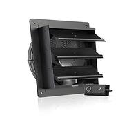AC Infinity AIRLIFT S10, Shutter Exhaust Fan 10" with Speed Controller, EC Motor - Wall Mount Ventilation and Cooling for Sheds, Attics, Workshops