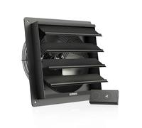 AC Infinity AIRLIFT S12, Shutter Exhaust Fan 12" with Speed Controller, EC Motor - Wall Mount Ventilation and Cooling for Sheds, Attics, Workshops