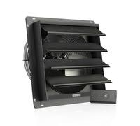 AC Infinity AIRLIFT S14, Shutter Exhaust Fan 350mm with 10-Speed Controller, EC Motor - Wall Mount Ventilation and Cooling for Sheds, Attics, Workshops, and Greenhouses, 14-Inch