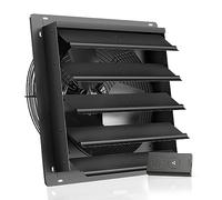 AC Infinity AIRLIFT S20, Shutter Exhaust Fan 500mm with 10-Speed Controller, EC Motor - Wall Mount Ventilation and Cooling for Sheds, Attics, Workshops, and Greenhouses, 20-Inch