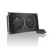 AC Infinity AIRPLATE S5, Quiet Cooling Fan System 21cm with Speed Control, for Home Theater AV Cabinet Cooling, 8-Inch