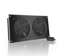 AC Infinity AIRPLATE S7, Quiet Cooling Fan System 30cm with Speed Control, for Home Theater AV Cabinet Cooling, 12-Inch