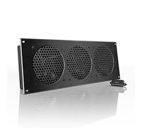 AC Infinity AIRPLATE S9, Quiet Cooling Fan System, 43.9cm x 16.0cm x 3.3cm, 156 CFM, 21 dBA, Compatible with Home Theater, Entertainment Center, AV Cabinet, Computer, Receiver, Amplifier, AV Equipment