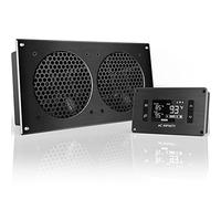 AC Infinity AIRPLATE T7, Quiet Cooling Fan System with Thermostat Control, for Home Theater AV Cabinets