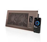 AC Infinity AIRTAP T4 Bronze, Register Booster Fan for 100x250mm Register Holes, Improves Heating & Cooling Vents, Quiet 10-Speeds, Bluetooth App Control Data Alerts. ONLY FITS 4” x 10” Duct Openings