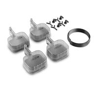 AC Infinity Auto-Fill Upgrade Valve Kit for Self-Watering Base, Gravity-Powered Valve Refills Water from Larger Reservoir, Secure Leak-Proof Seal, 3/8" OD Tubing, 4-Pack for Hydroponics & Grow Setups