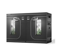 AC Infinity CLOUDLAB 816, Advance Grow Tent 10x5, 300x150x200cm Thickest 2.5cm Poles, 2000D Mylar Canvas, Lab-Tested Highest Reflectivity, Zipper Window Controller Plate Indoor Growing 120"x60"x80"