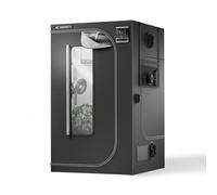 AC Infinity CLOUDLAB 844 Advance Grow Tent, 48”x48”x80” Thickest 1 in. Poles, Highest Density 2000D Diamond Mylar Canvas, 4x4 for Hydroponics Indoor Growing