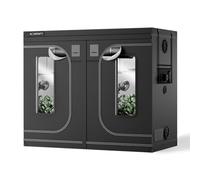 AC Infinity CLOUDLAB 894, Advance Grow Tent 8x4, 240x120x200cm Thickest 1" Poles, 2000D Mylar Canvas, Lab-Tested Highest Reflectivity, Largest Zipper Window, Controller Mount Plate, 96" x 48" x 80"