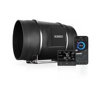 AC Infinity CLOUDLINE PRO T10, Quiet 250mm Inline Duct Fan with Temperature Humidity VPD Controller WiFi Integrated App Control Ventilation Exhaust Fan for Heating Cooling Grow Tent Hydroponic 10-Inch