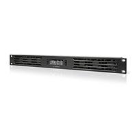 AC Infinity CLOUDPLATE T1, Rack Mount Fan Panel 1U, Exhaust Airflow, for cooling AV, Home Theater, Network 19” Racks