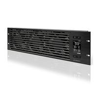 AC Infinity CLOUDPLATE T9, Rack Mount Fan Panel 3U, Exhaust Airflow, for cooling AV, Home Theater, Network 19” Racks