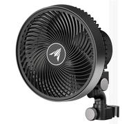AC Infinity CLOUDRAY S9, Grow Tent Clip Fan 23cm with Redesigned Long-Life EC Motor Custom 10 Dynamic Wind Speeds and 10-Level Oscillation Weatherproof IP-54 for Hydroponics Circulation Cooling 9-Inch