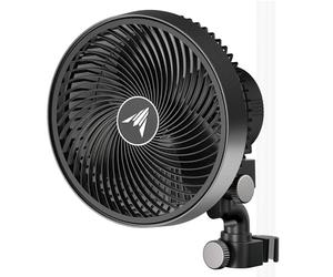AC Infinity CLOUDRAY S9, Grow Tent Clip Fan 23cm with Redesigned Long-Life EC Motor Custom 10 Dynamic Wind Speeds and 10-Level Oscillation Weatherproof IP-54 for Hydroponics Circulation Cooling 9-Inch