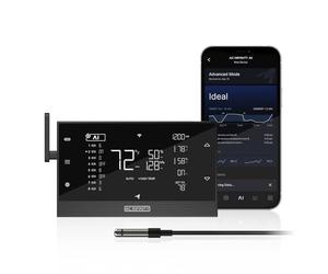AC Infinity Controller AI+ Environmental Controller, Dynamic AI Controls Grow Devices, Insights Alerts Data Analysis w/ WiFi App, Programmable Dual-Zone VPD Temperature Humidity Automations