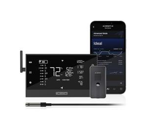 AC Infinity Controller AI+ with CO2 Sensor Bundle - AI-Powered Learning, CO2 Data Tracking for Gardens & Grow Tents, Temp, Humidity, & VPD Monitoring for Dynamic Level Adjusting, Bluetooth & WiFi App