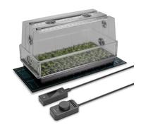 AC Infinity Heavy-Duty Large Humidity Dome 6x12 Germination Kit with Water-proof Seedling Mat, Full Spectrum LED Grow Light Bars, Samsung LM301H EVO Diodes, Vented Extension Panels, for Seed Starting