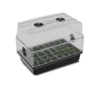 AC Infinity Humidity Dome, Germination Kit with Sturdy Drip Tray, 5x8 Cell Seedling Tray, and Vented Height Extension Panels, for Seed Starting, Propagation, Cloning Plants