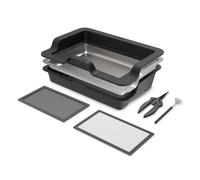 AC Infinity Large Trim Tray System 50cm Interchangeable 3-Tray & 2-Screen Kit, Ergonomically Designed for Lap or Table Trimming, Plant Harvest Set to Collect Leaves and Pollen, 20-Inch