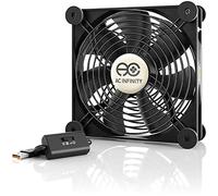 AC Infinity MULTIFAN S4, Quiet 140mm USB Fan, UL-Certified for Receiver DVR Playstation Xbox Computer Cabinet Cooling