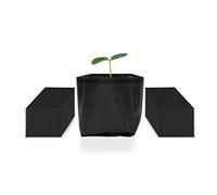 AC Infinity Nursery Bags 3.7 Liter, Non-Woven Fabric Growing Pouches, 50-Pack Biodegradable Plant Pots for Seed Starting, Soil Transplant, Home Garden Supply