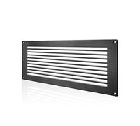 AC Infinity Passive Ventilation Grille 430mm, Black, for PC Computer AV Electronic Equipment Cabinets, Rooms, and Closets, 17-Inch
