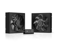 AC Infinity Rack ROOF Fan KIT, Quiet Dual-Fans with Speed Controller, for Cooling AV, Home Theater, Network 48cm Racks, 19-Inch