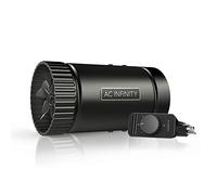 AC Infinity RAXIAL S4, Inline Booster Duct Fan 4” with Speed Controller - Low Noise Inline HVAC Blower Can Fan for Basements, Bathrooms, Kitchens, Workshops