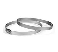 AC Infinity Stainless Steel Clamps, 6-Inch (Pack of 2) for Ducting, Heating, Cooling, Exhaust, Ventilation