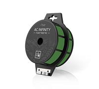 AC Infinity Twist Ties with Built-in Cutter, 100m (328 ft.) All-Purpose Reusable Green Wire Plant Ties, for Gardening, Plant Support, and Home Office Organization
