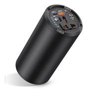 AC Laptop Power Bank, Dual 65W PD USB-C/27000mAh 100W Travel Laptop Charger, Fast Charging Battery Pack with LED Flashlight for MacBook, Acer, HP, Samsung, Dell, ASUS, Lenovo, Notebook, Camera, Drone