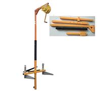 AC Lifting Tool for Air Conditioner Installation5HP HeavyDuty Bracket + 20m Manual Winch Set Side Swing Folding Crane for Effortless External Unit Handling and Installation
