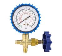 AC Manifold Gauge - Precision Refrigerant Pressure Gauge With Leak Resistant Construction, Reliable HVAC Diagnostic And Charging Tool For Refrigeration Systems | For Air Conditioner Maintenance