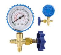 AC Manifold Gauges - Thickened Leakproof Precision Pressure Tester, Refrigeration Diagnostic Tool, Accurate Air Conditioner Service | Professional HVAC Inspection Equipment For Repair Technicians