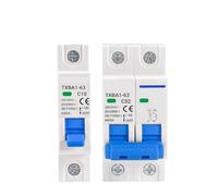 AC MCB 1P 2P 230V 400V 6KA Circuit Breaker Air Switch 6A 10A 16A 20A 32A 40A 50A 63A Overload Short Protect(2P,10A)