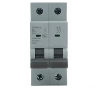 AC MCB 2 Pole Circuit Breaker 6kA for Overload Protection with Compact Design and Indicator Function (6A)
