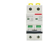 AC MCB C Type 230V 50/60HZ Circuit Breaker Overvoltage and Undervoltage Protection 6A 10A 16A 20A 25A 32A 40A 50A 63A 1P+N NWPNLXEA(50A)