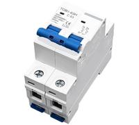 AC MCB TOB1-63H C Curve 230/400V~ 50/60Hz Circuit Breaker 1P 2P 3P 4P 3A 6A 10A 16A 20A 25A 32A 40A 50A 63A (63A 3P)