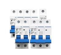 AC MCB TOB1-63H C Curve 230/400V~ 50/60Hz Mini Circuit Breaker 1P 2P 3P 4P 3A 6A 10A 16A 20A 25A 32A 40A 50A 63A(3,6A)