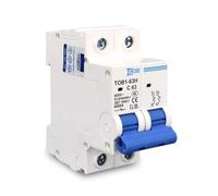 AC MCB TOB1-63H C curve 230/400V~ 50HZ/60HZ Circuit breaker 1P 2P 3P 4P 3A 6A 10A 16A 20A 25A 32A 40A 50A 63A(1,32A)