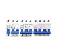AC MCB TOB1-63H C curve 230/400V~ 50HZ/60HZ Circuit breaker 1P 2P 3P 4P 3A 6A 10A 16A 20A 25A 32A 40A 50A 63A CZAOINCU(4p,6A)
