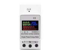 AC Meter AC 110V 220V 100A din rail voltmeter ammeter