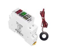 AC Meter Din Rail Single Phase AC 0-99Hz 100A voltmeter ammeter