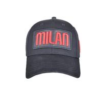 Ac Milan 143523 Milan Baseball Cap, Black, One Size