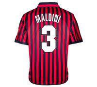 AC Milan 2000 Centenary Maldini No 3 Retro Shirt